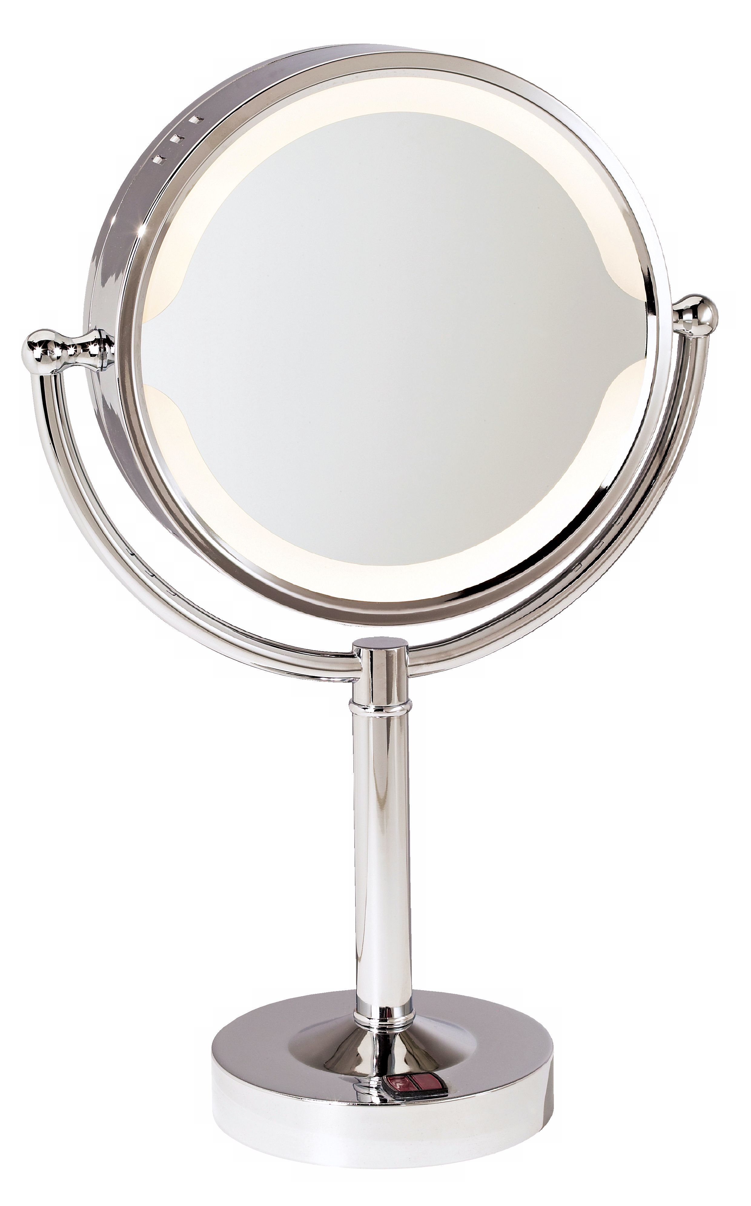 Chrome Touch Free Lighted 16 1/2" High Vanity Mirror