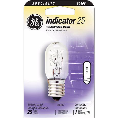 GE 25 Watt T 8 Microwave Oven Light Bulb