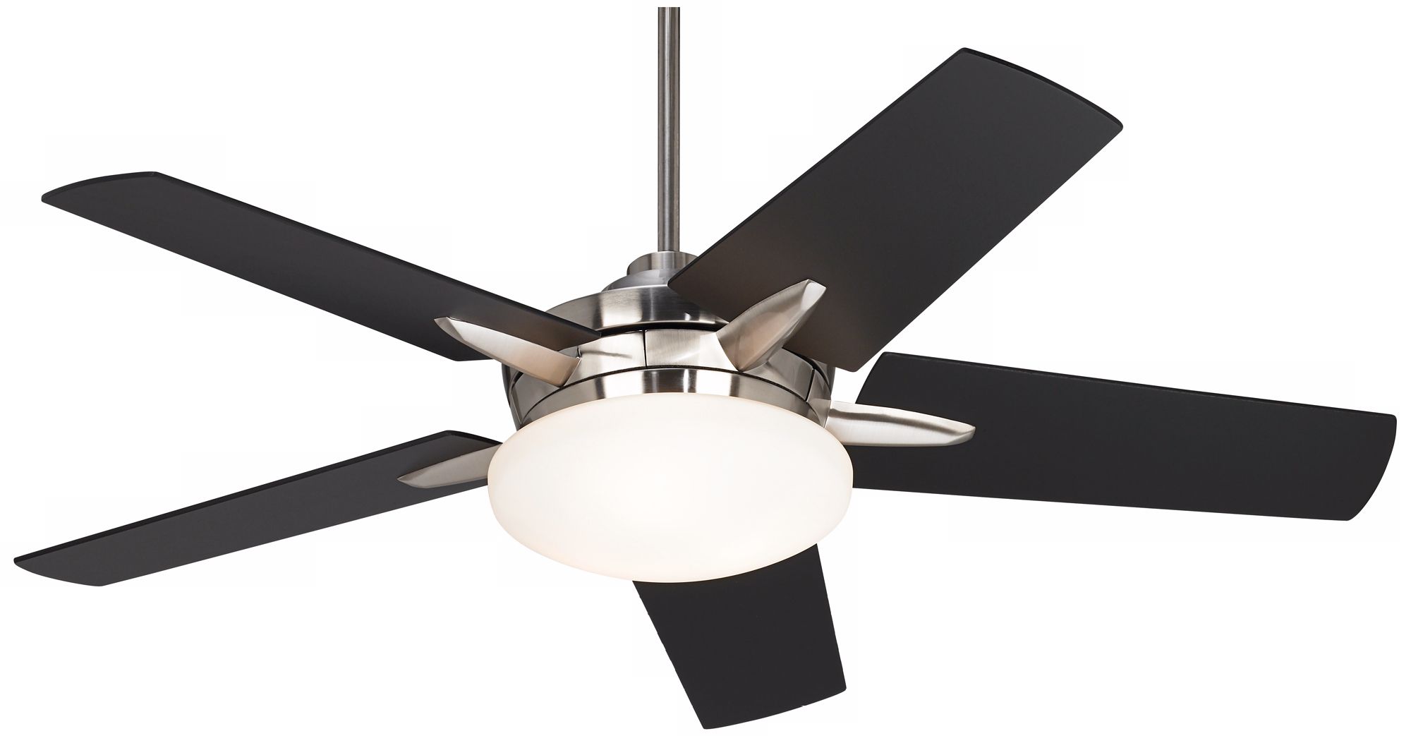52" Casa Endeavor Black and Cherry-Teak Blades Ceiling Fan