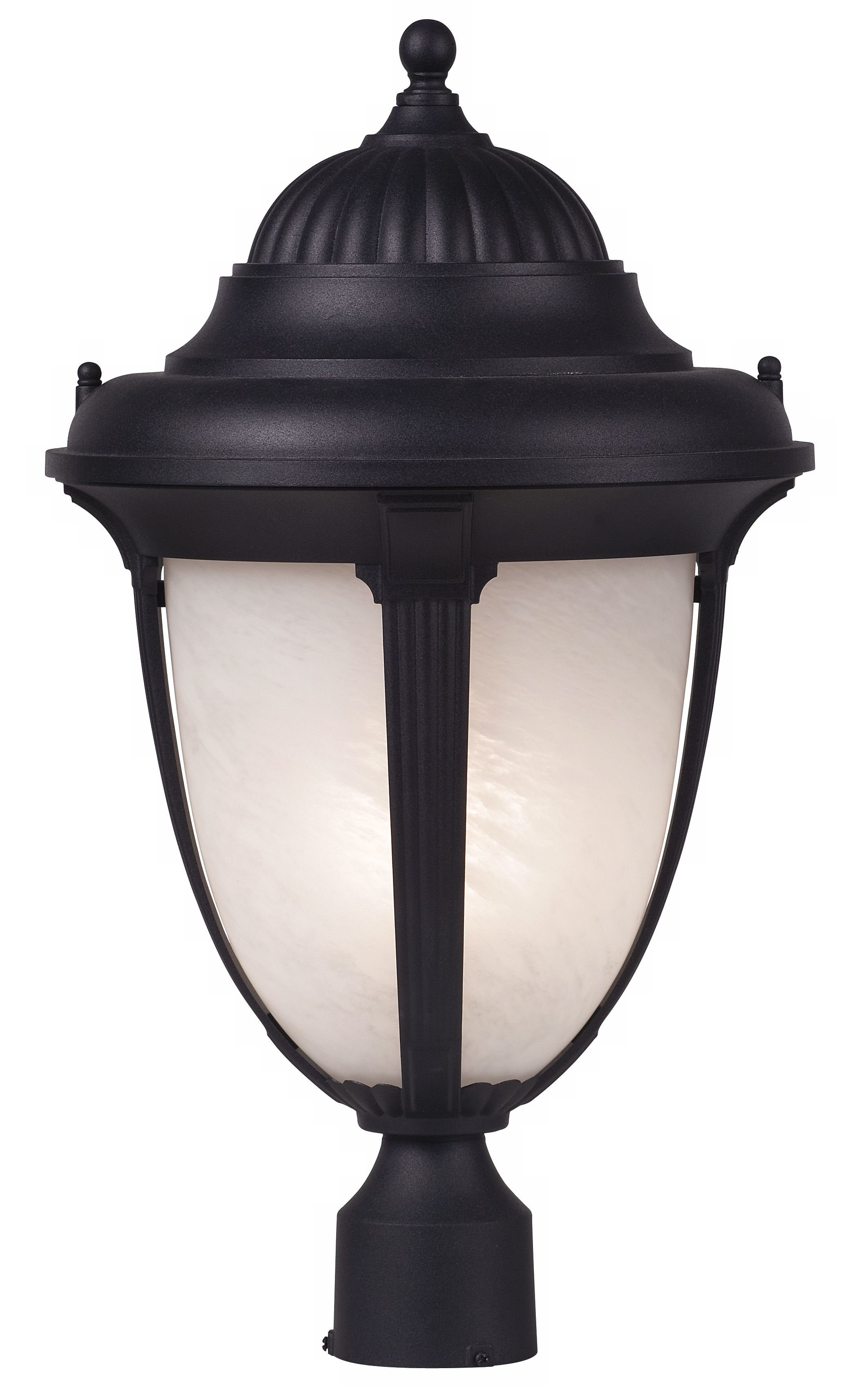 Casa Sorrento™ 20 3/4" High Black Outdoor Post Light