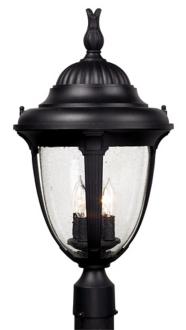 Casa Sierra8482 Collection 24 12 High Black Post Mount 90572