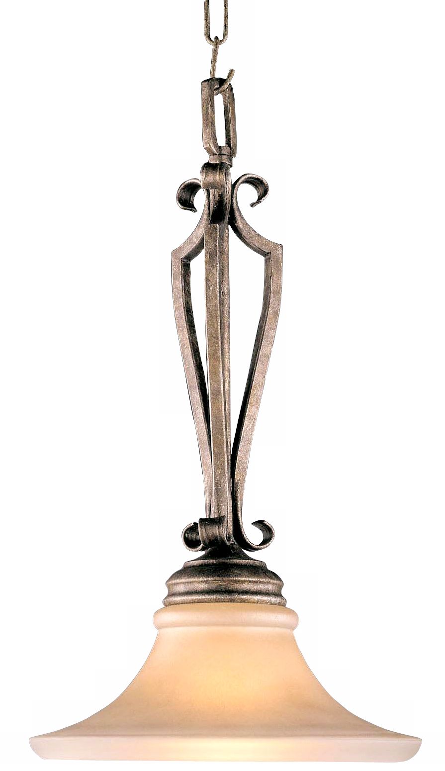 Bronze Excavation Glass Mini Pendant Chandelier