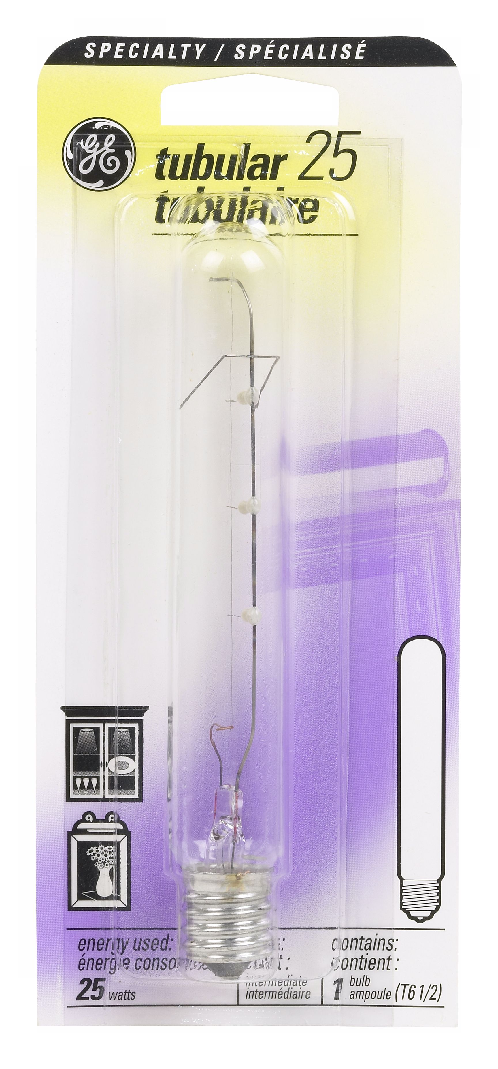 GE 25 Watt Tubular bulb