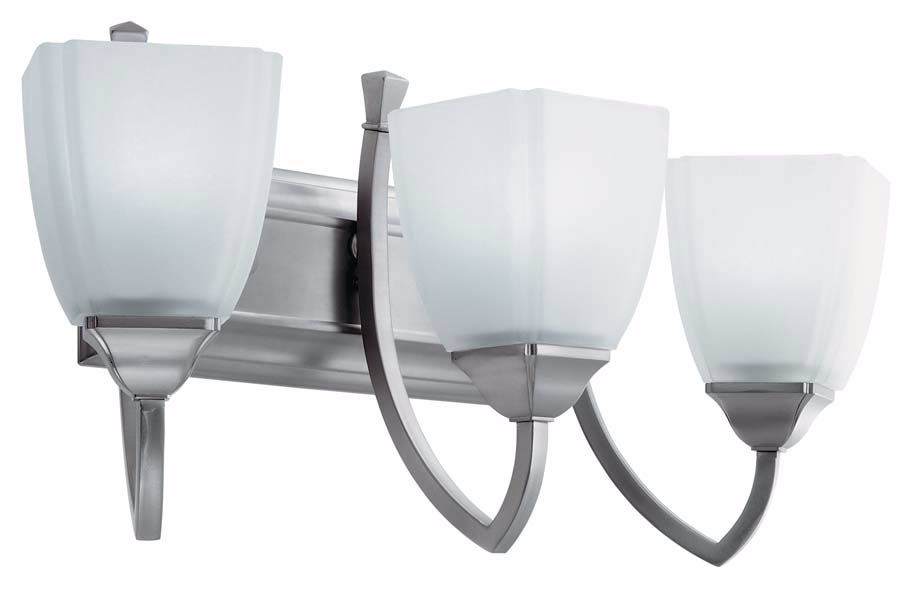Piedmount Collection 24" Wide Nickel Bathroom Light Fixture