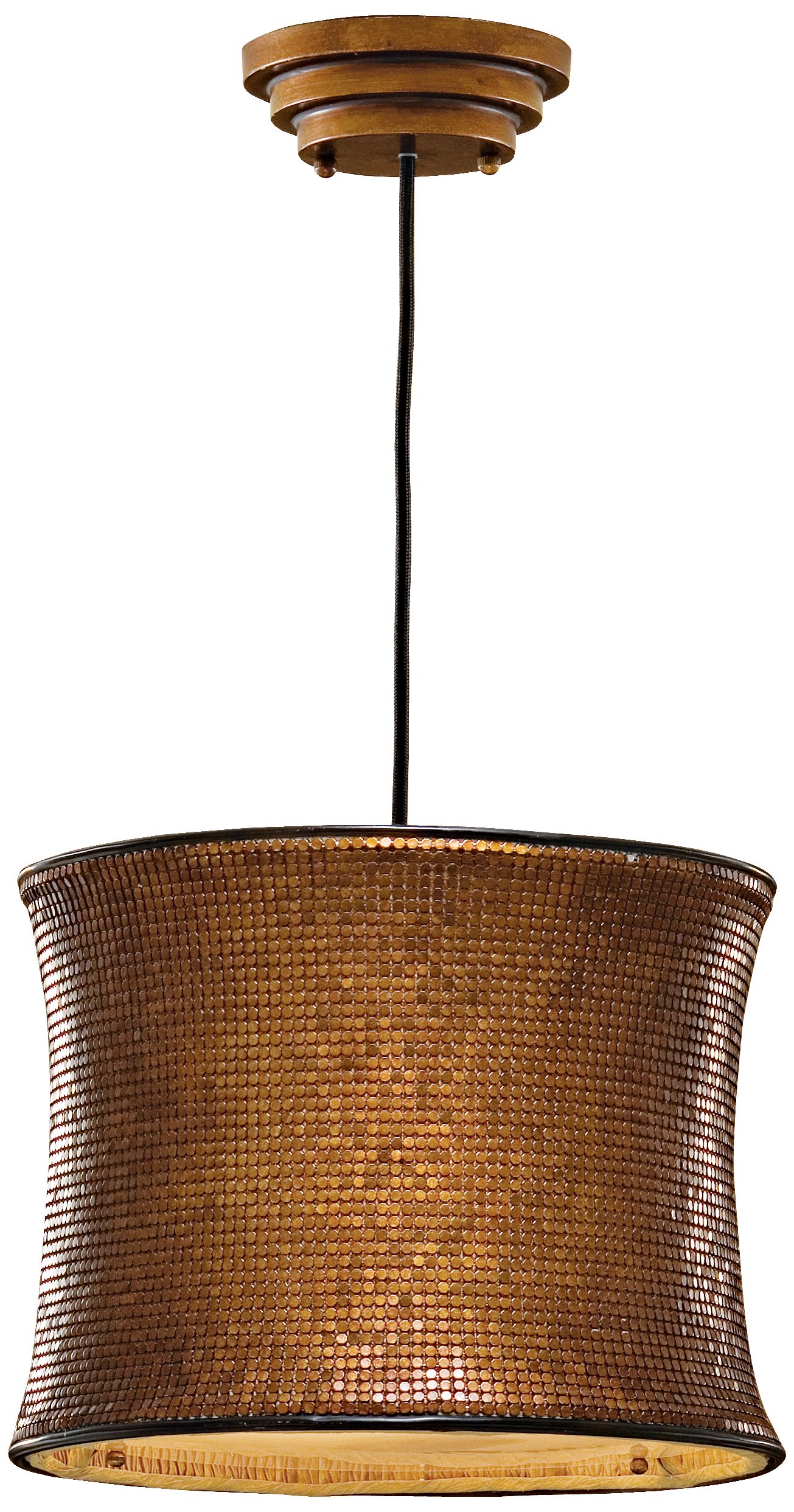 Marcel Collection Copper Hanging Shade Pendant