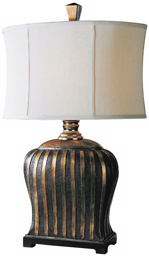 Carolyn Kinder Grande Linear Pattern Table Lamp