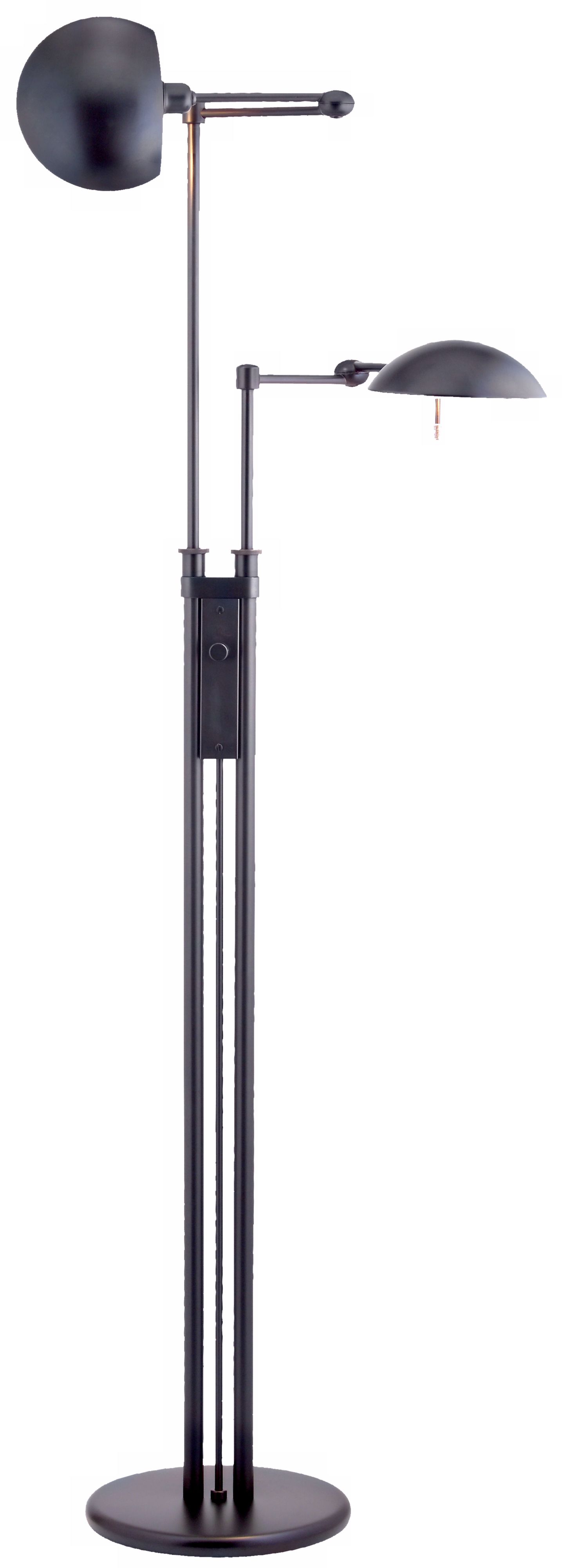 Holtkoetter Double Swing Arm Pharmacy Floor Lamp