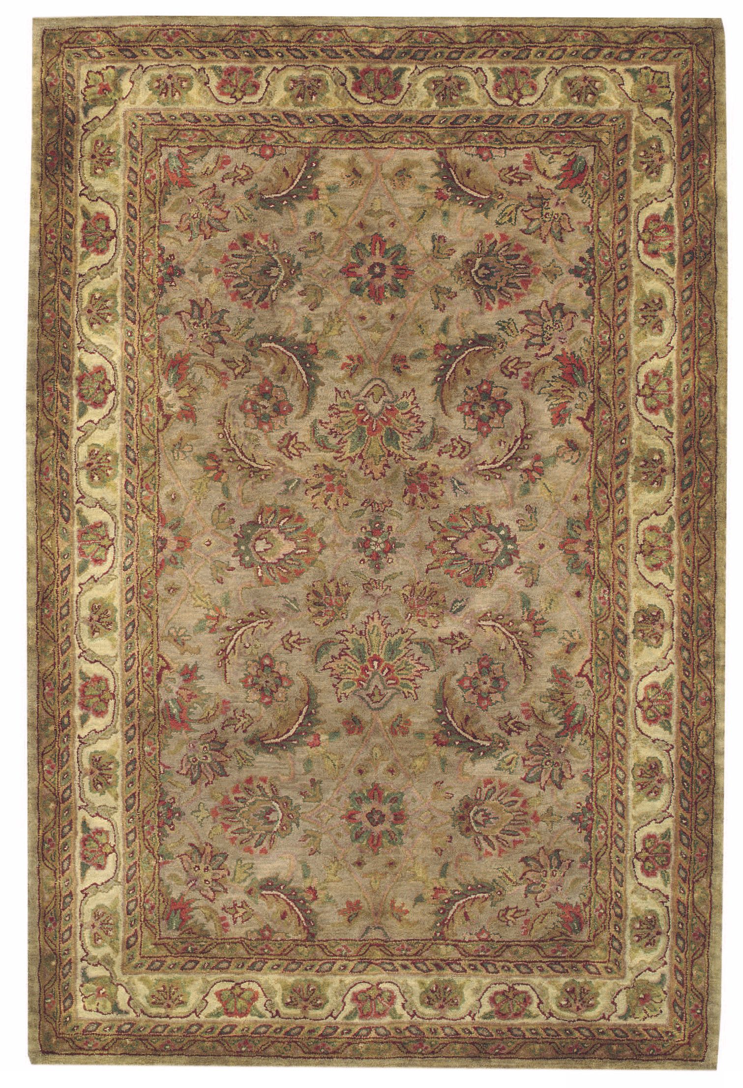 Regal Keshan Camel and Gold Area Rug