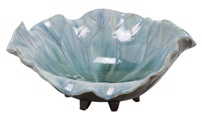 Blue and White Lotus Porcelain Bowl