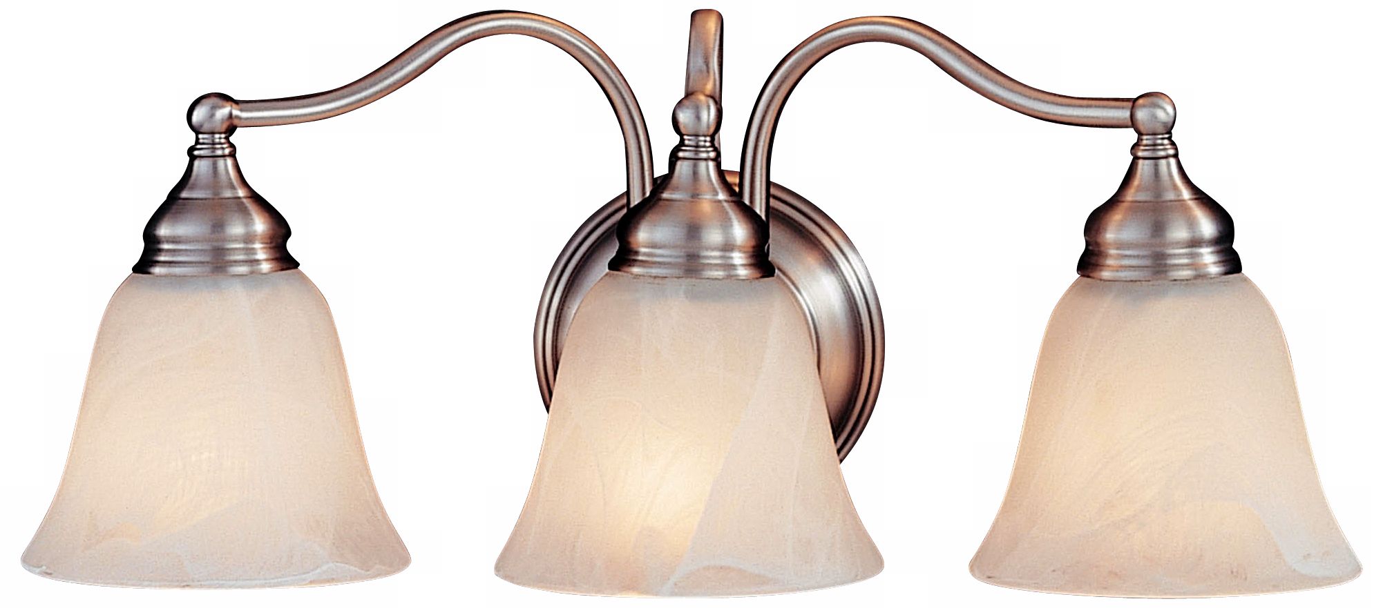 Murray Feiss 18" Wide Pewter 3-Light Bath Fixture