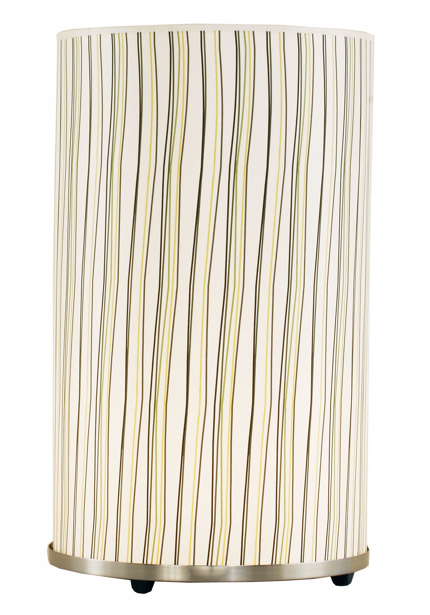 Lights Up! Striped Meridian Large Accent Table Lamp