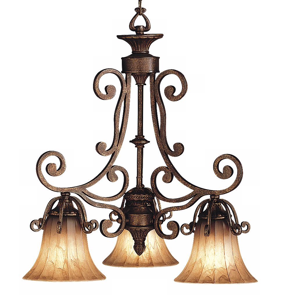 Kichler Three Light Cottage Grove Chandelier