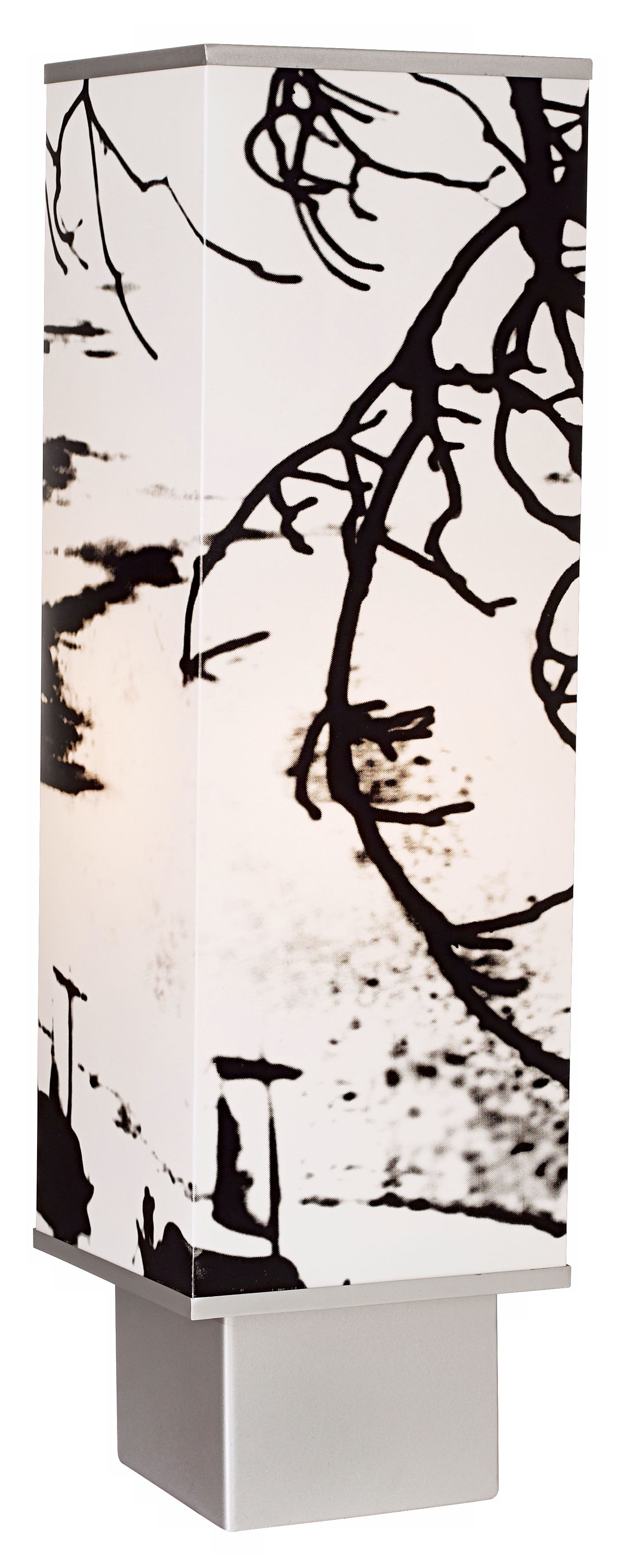 Autumn Branch Square Tower Accent Lamp