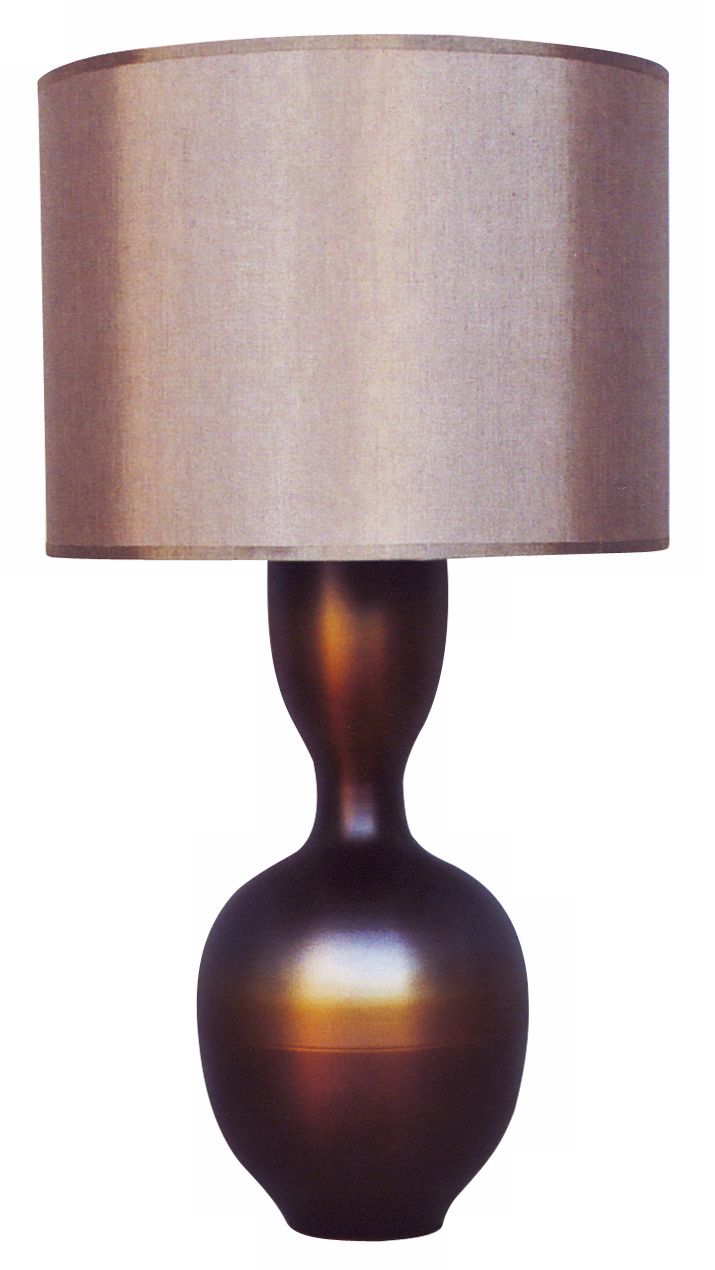 Babette Holland Ruby Bronze Finish Table Lamp