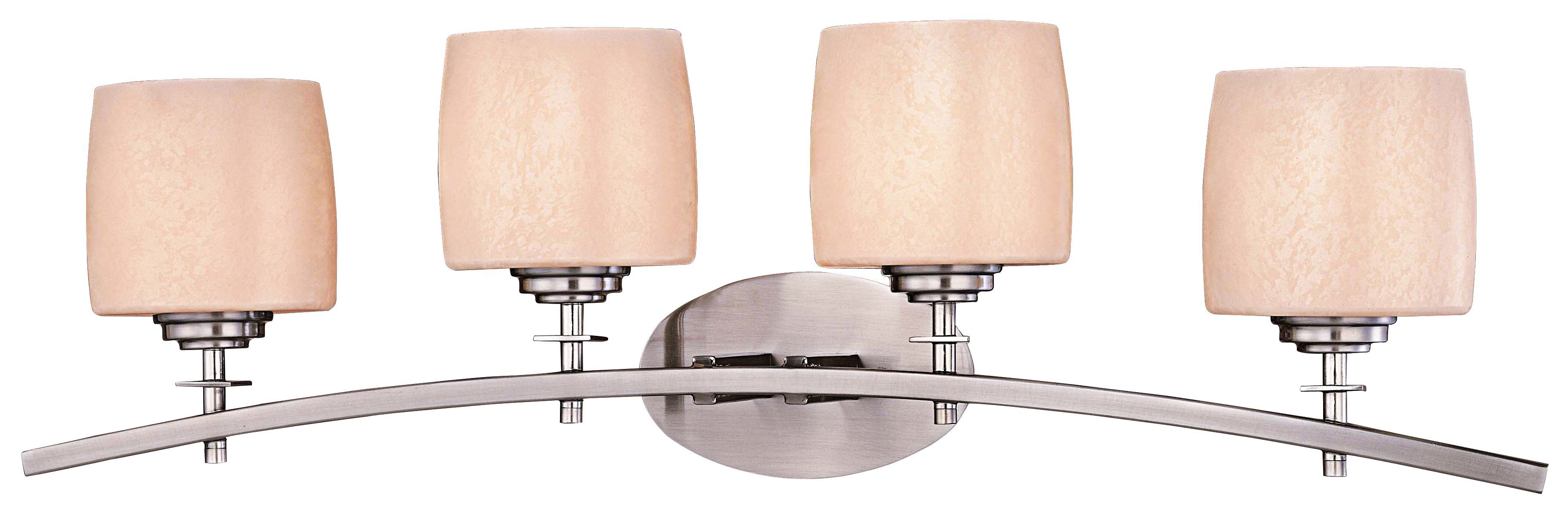 Minka Raiden 32 1/2” Wide 4-Light Brushed Nickel Bath Light