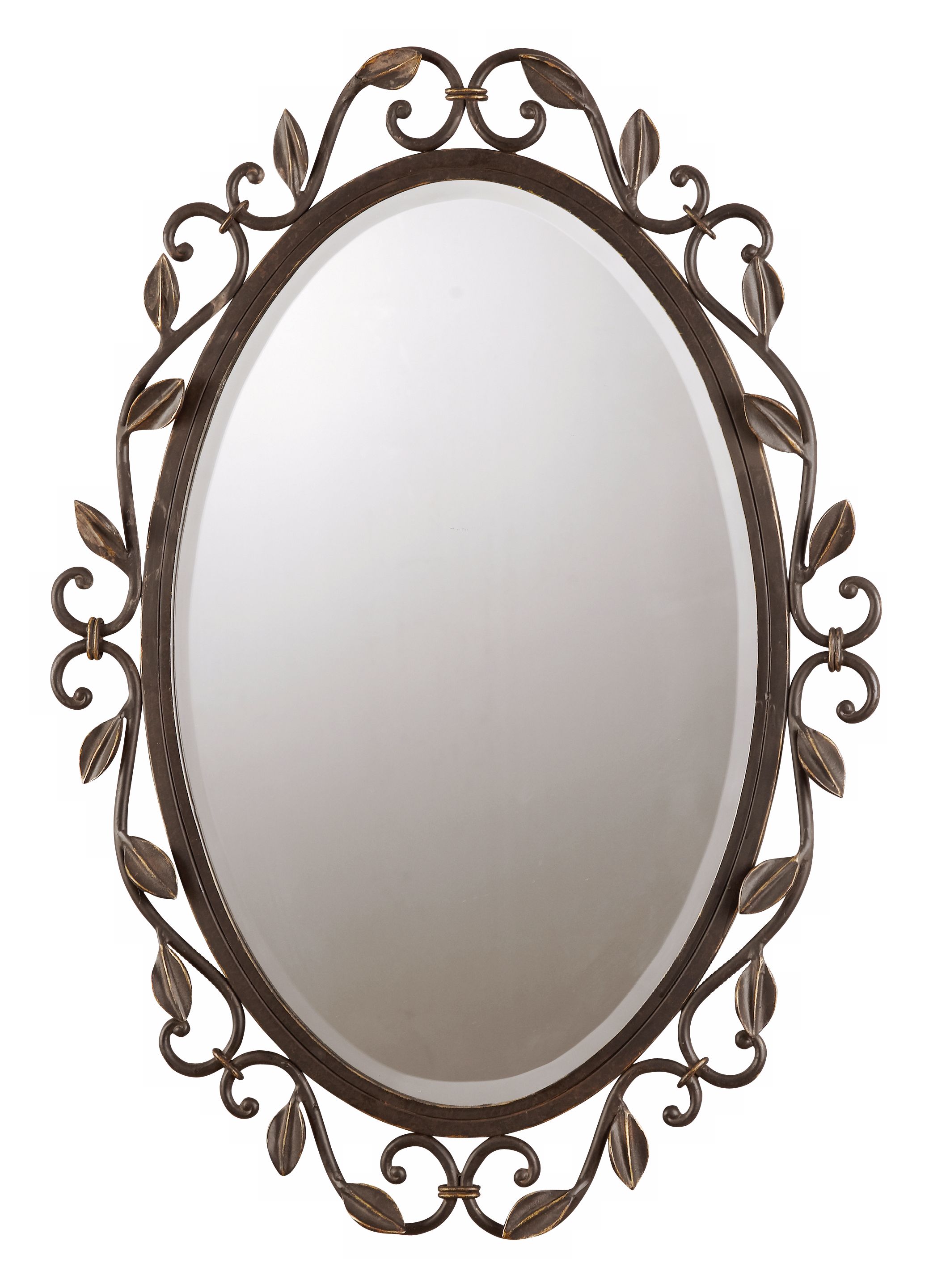 Elverton Collection Iron 30" High Wall Mirror