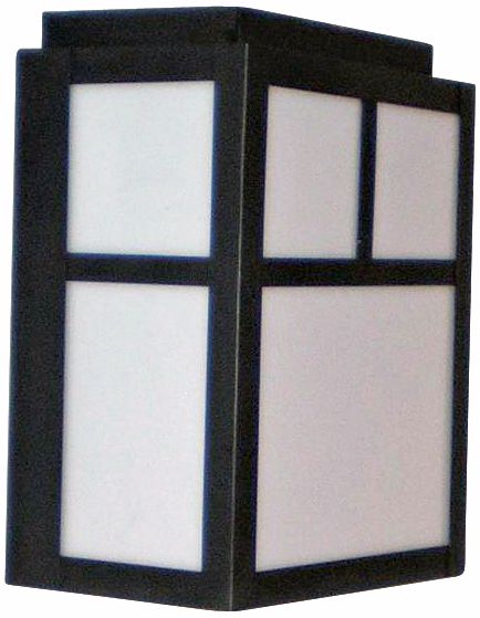 Old World Bronze 8" High Outdoor Wall Light