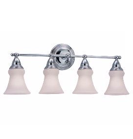 Sagemore Collection 25 1/2" Wide Chrome Bath Light