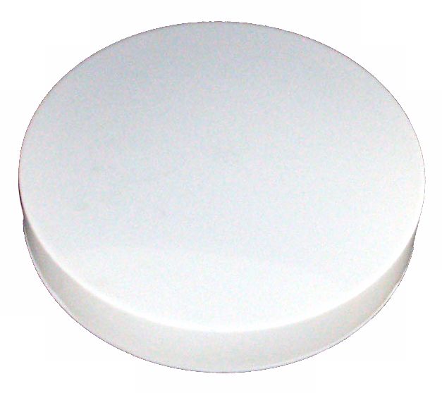 White Finish 11" Wide Fluorescent Flushmount Ceiling Light