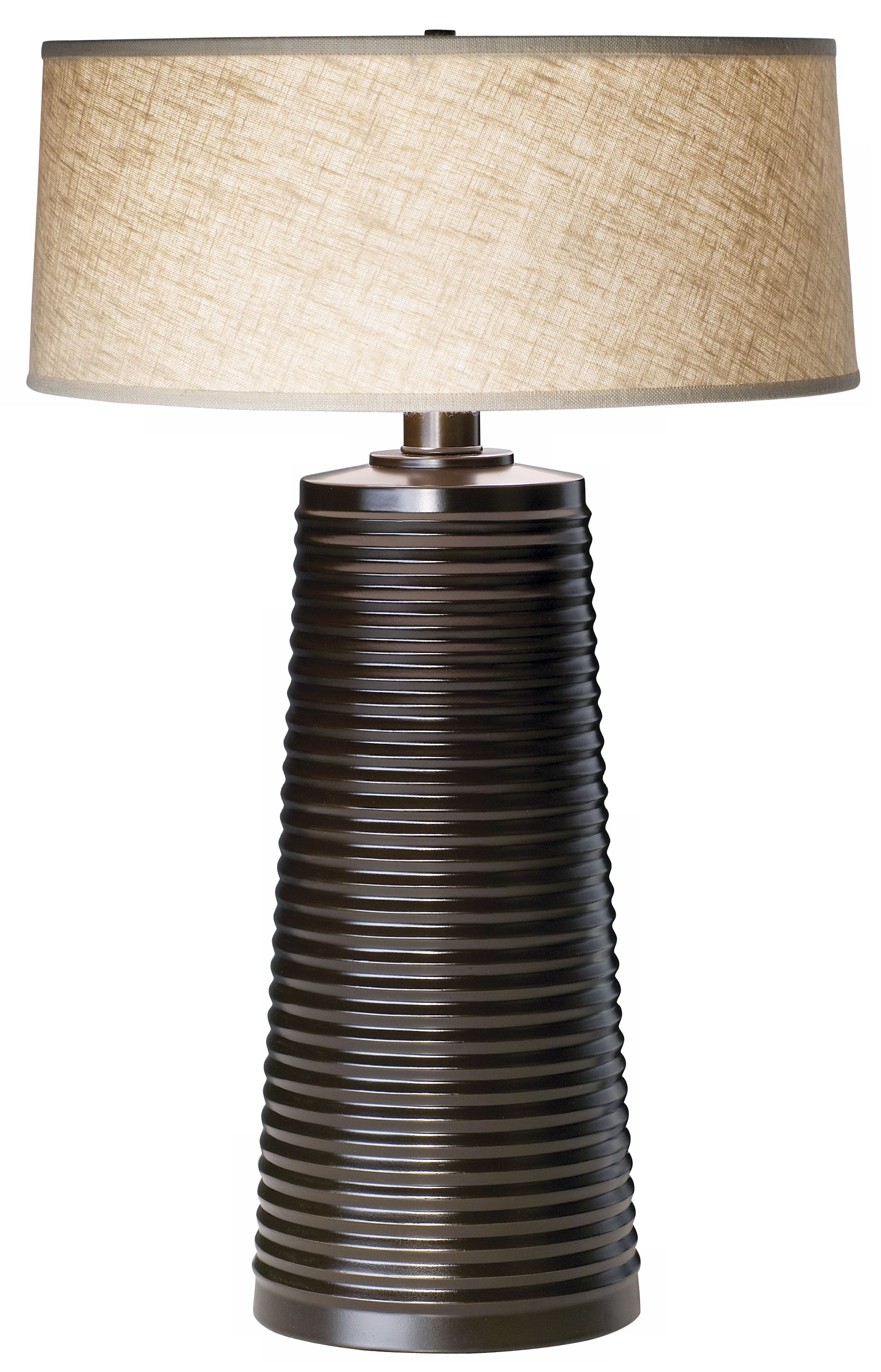Robert Abbey Fuzo Bronze Contemporary Table Lamp