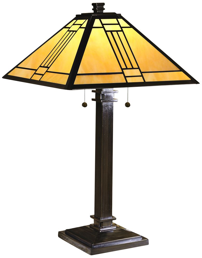 Dale Tiffany Noir Mission Table Lamp