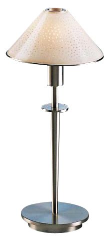 Satin Nickel and Pearl Glass Mini Holtkoetter Desk Lamp