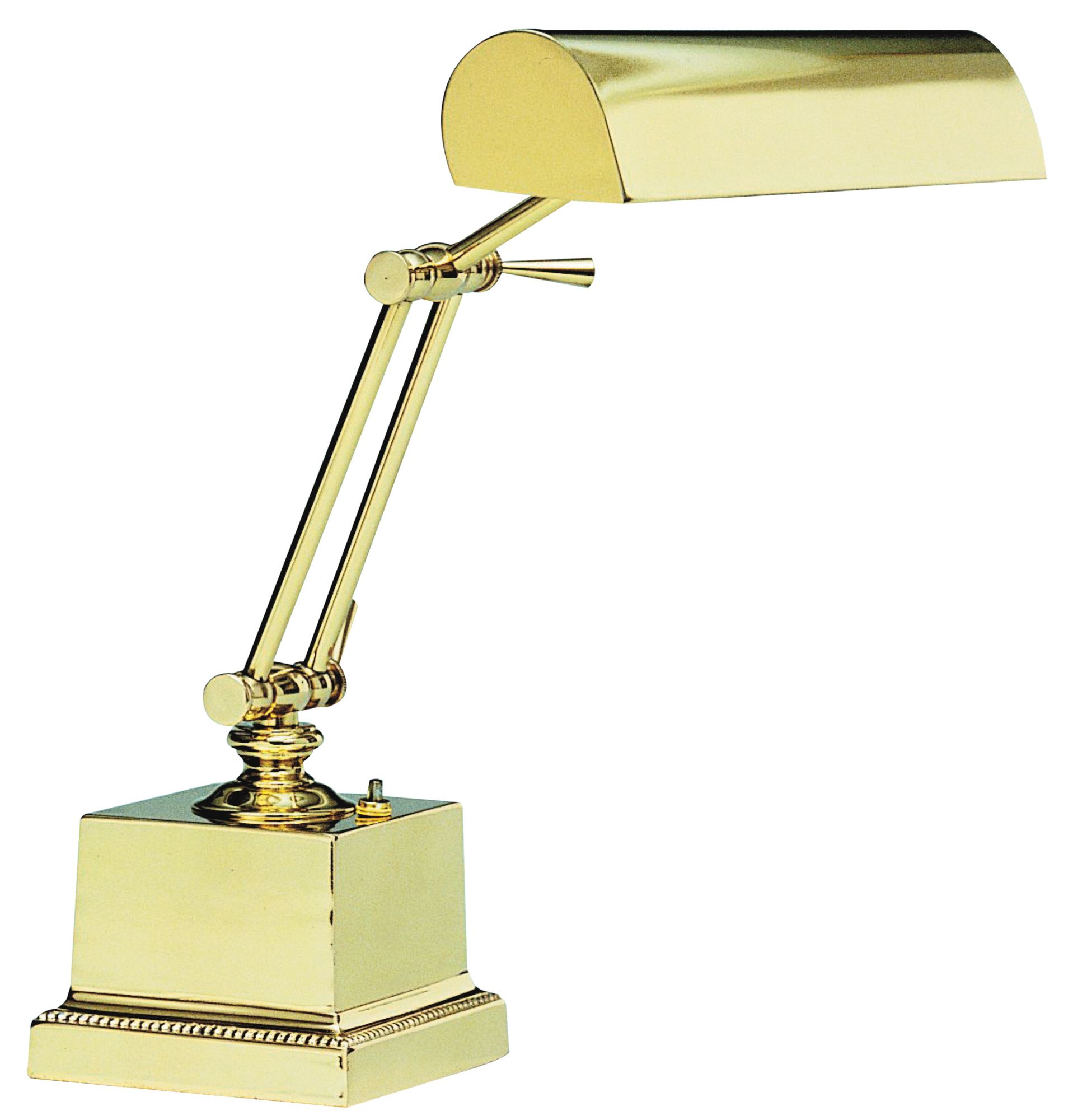 Square Base Solid Brass Piano Lamp