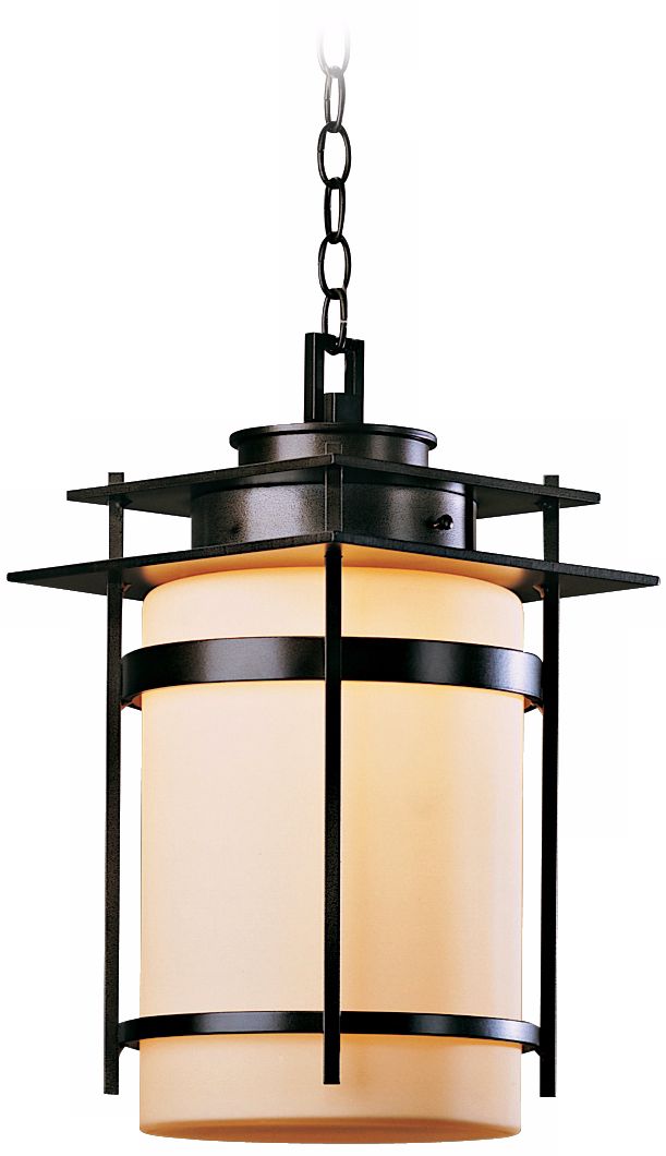 Hubbardton Forge Banded 18 1/2" High Outdoor Hanging Light