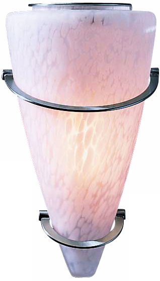 Holtkoetter Schaum Glass 11 ½” High Cone Wall Sconce