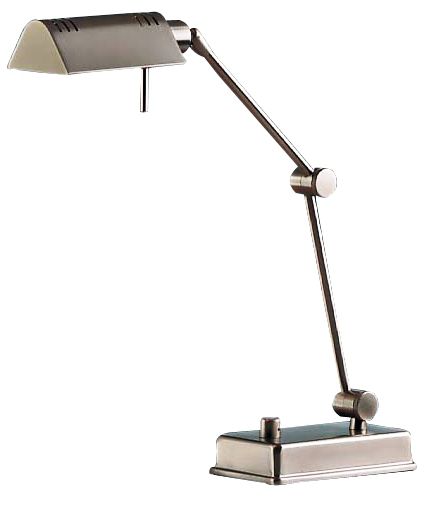 Holtkoetter Satin Nickel Pharmacy Desk Lamp