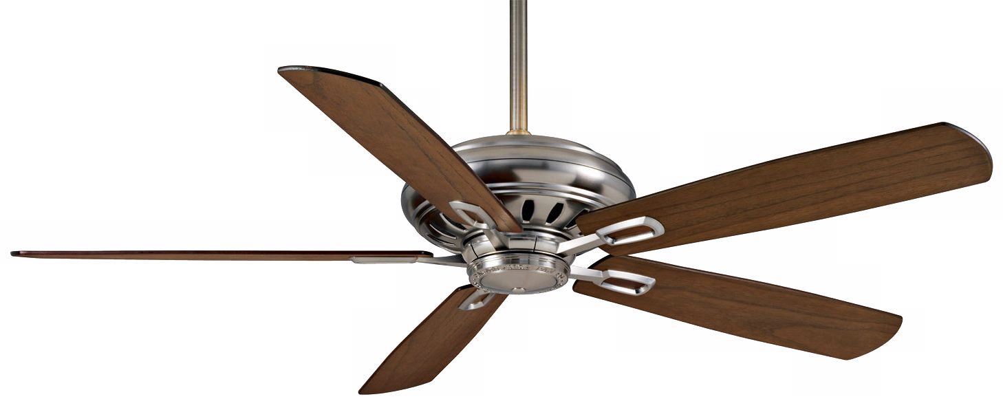 60" Casablanca Holliston Brushed Nickel Ceiling Fan