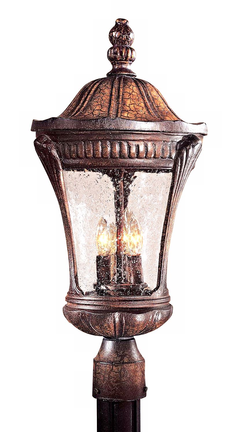 Kent Place Collection 22 1/4" High Post Mount Lantern