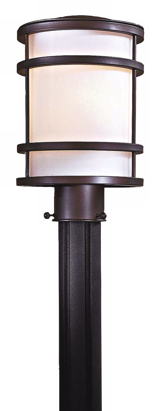 Bay View Collection 12 1/4" High Bronze Post Mount Light