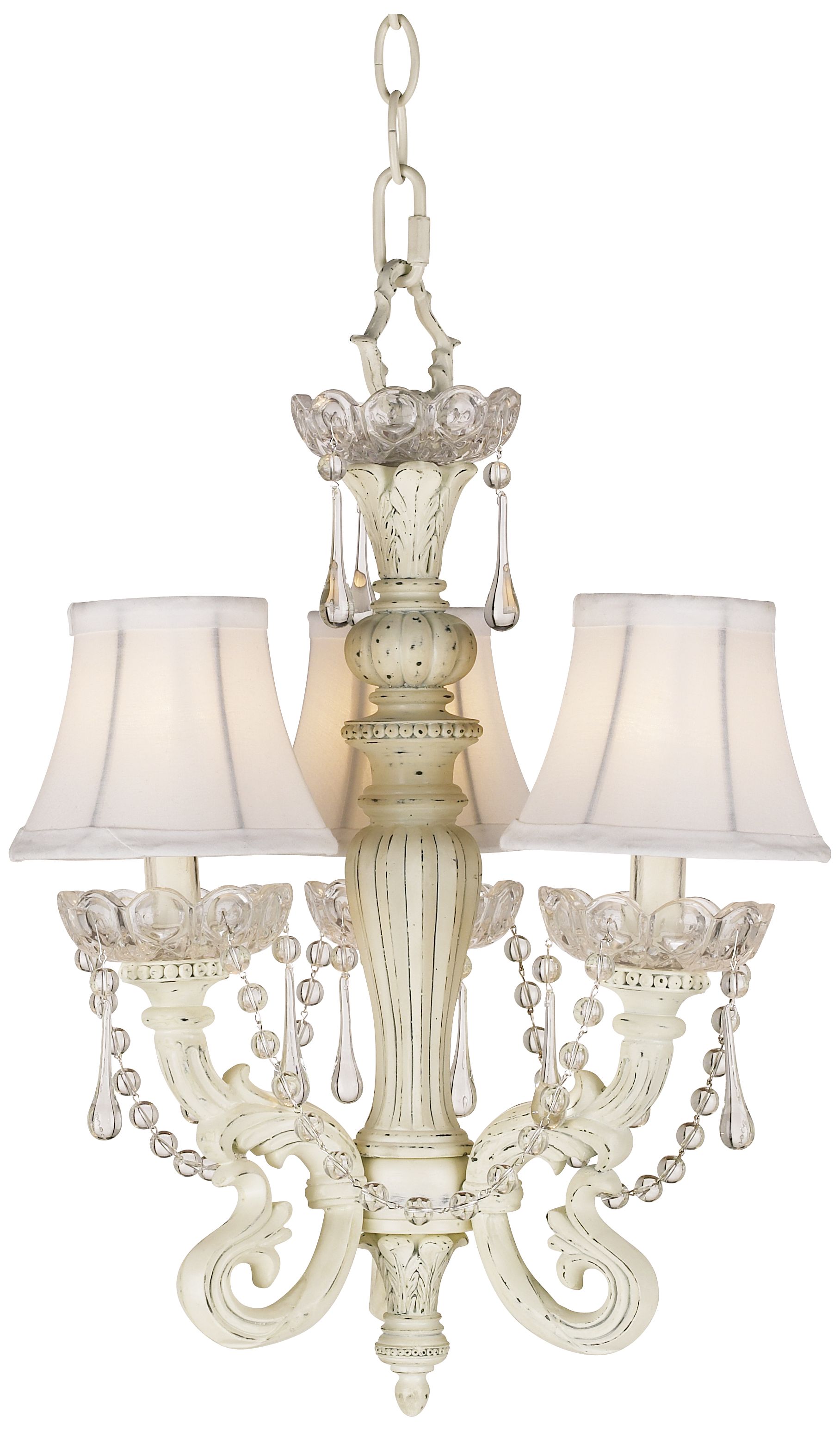 Kathy Ireland Three Light Mini Crystal Chandelier