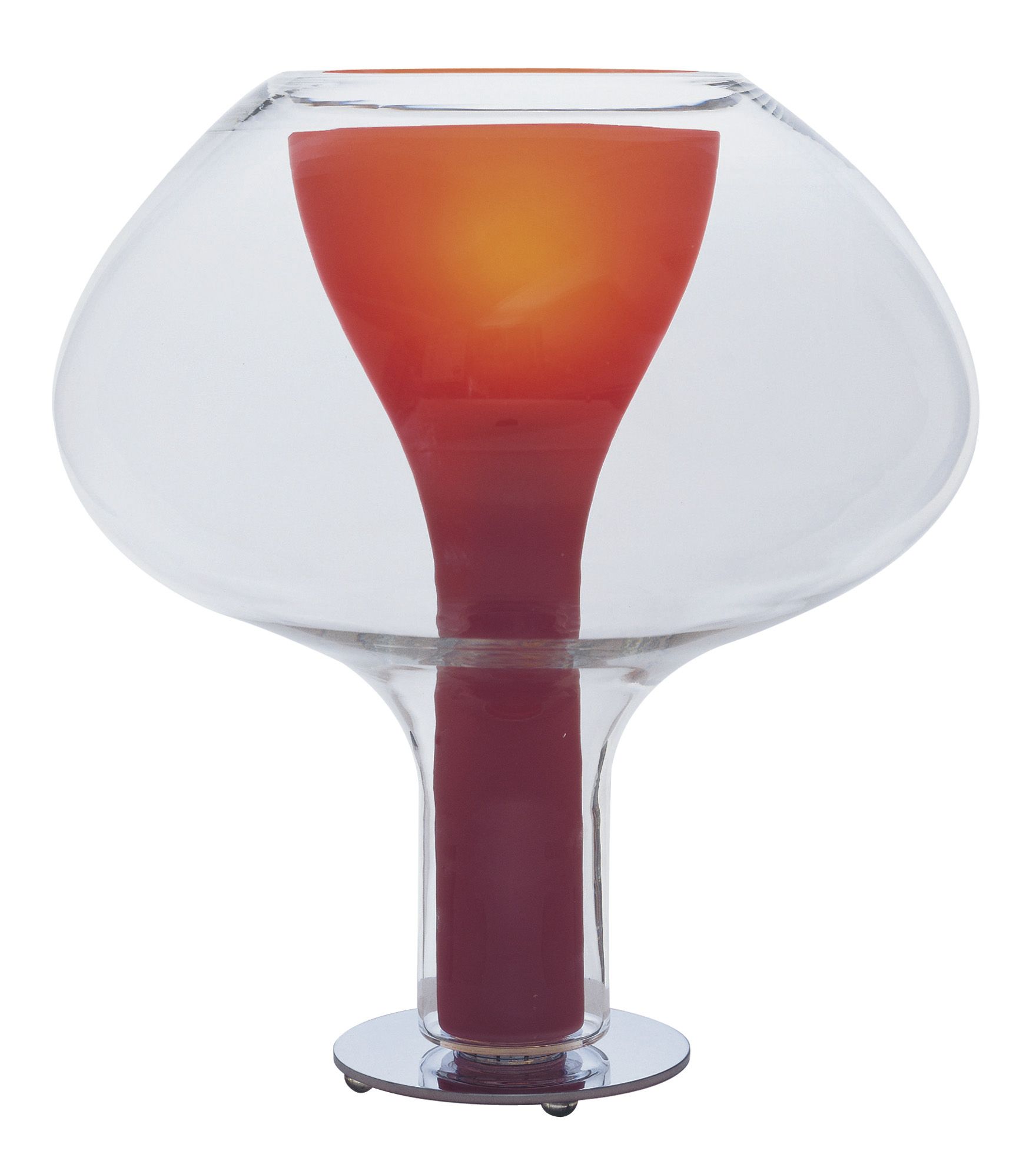 George Kovacs Soft Tangerine Glass Desk Lamp