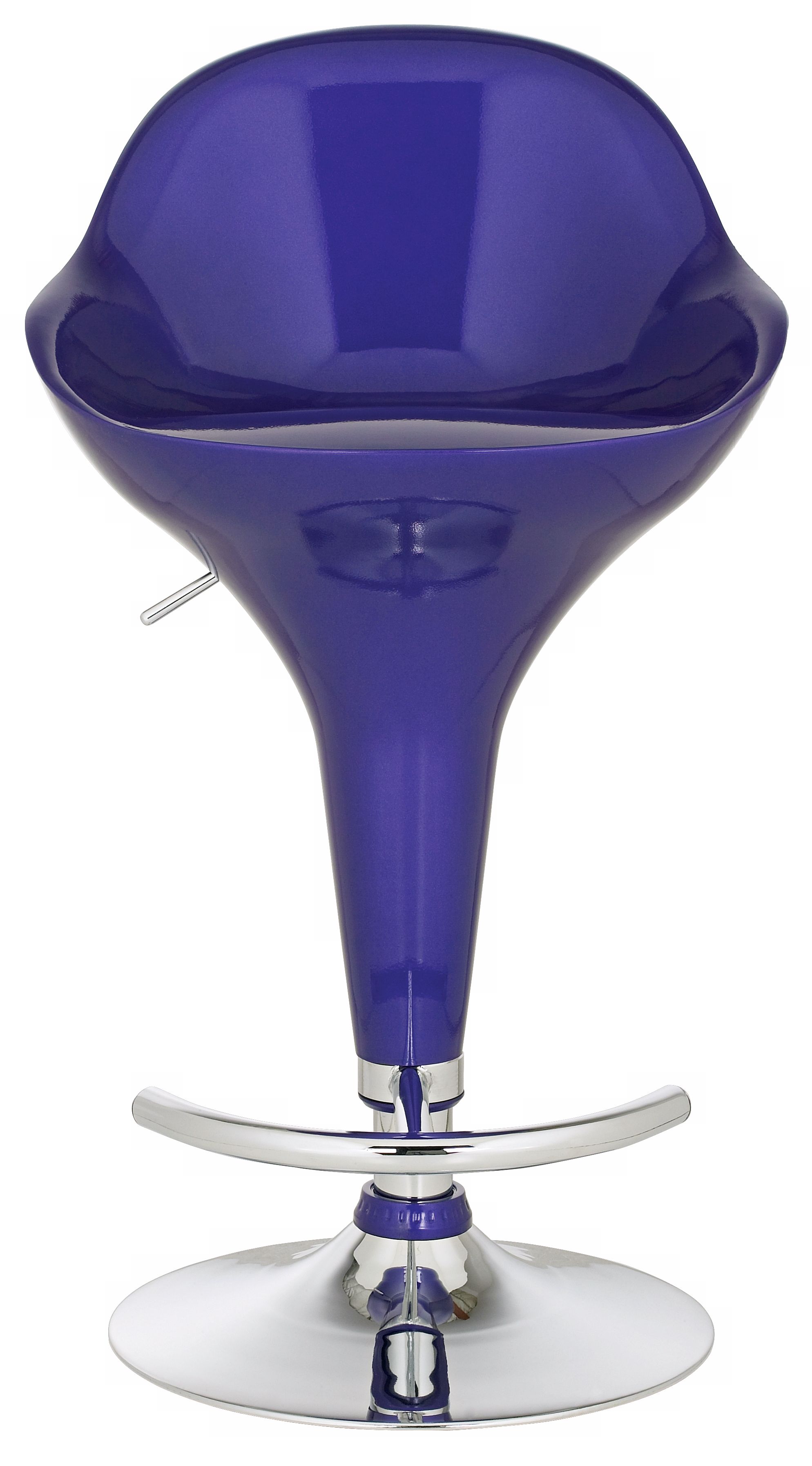 Sling Purple Adjustable Height Bar or Counter Stool
