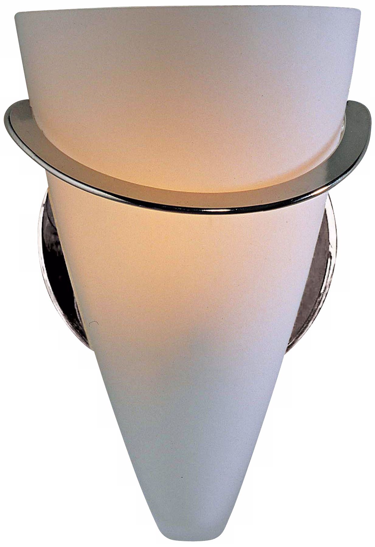 Holtkoetter Polished Nickel 7" High Cone Wall Sconce