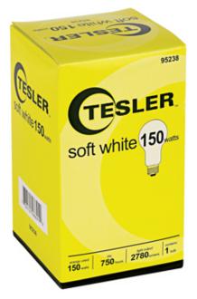 Tesler 150 Watt Soft White Light Bulb 95238