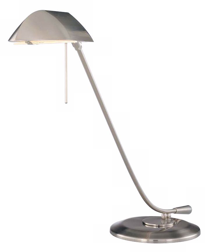 George Kovacs Reading Room Brushed Nickel Desk Lamp