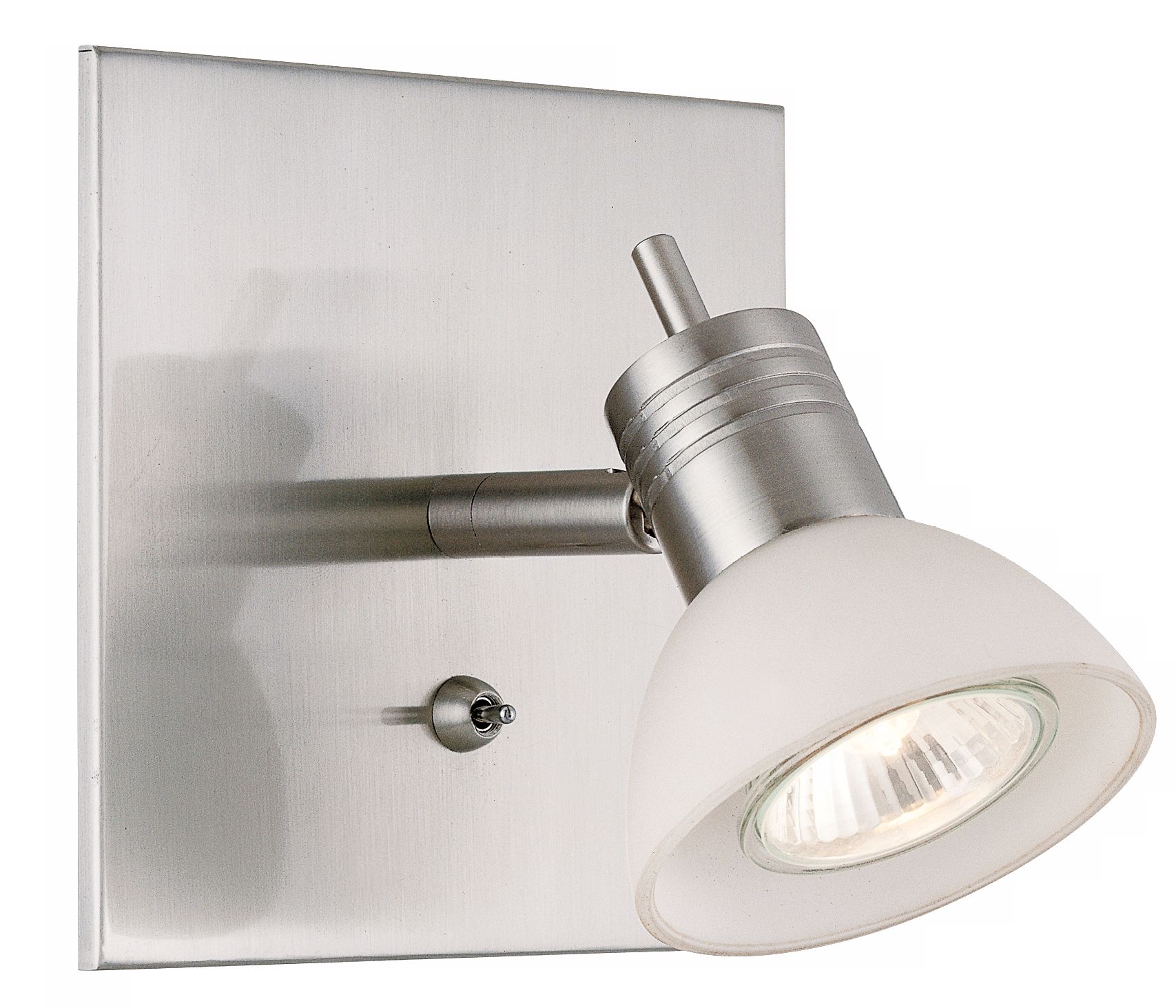Modo Collection Brushed Steel Wall Sconce