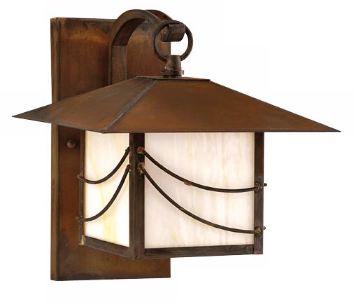 Dark Sky 10" High Mission Outdoor Wall Light