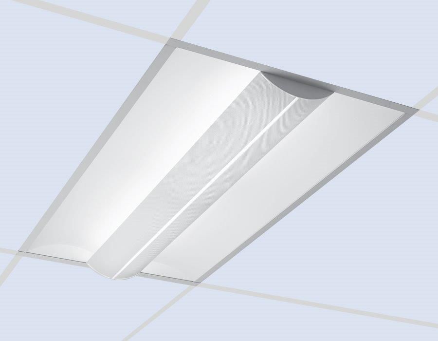 Lightolier 2'x4' Slim Semi-Recessed Ceiling Light