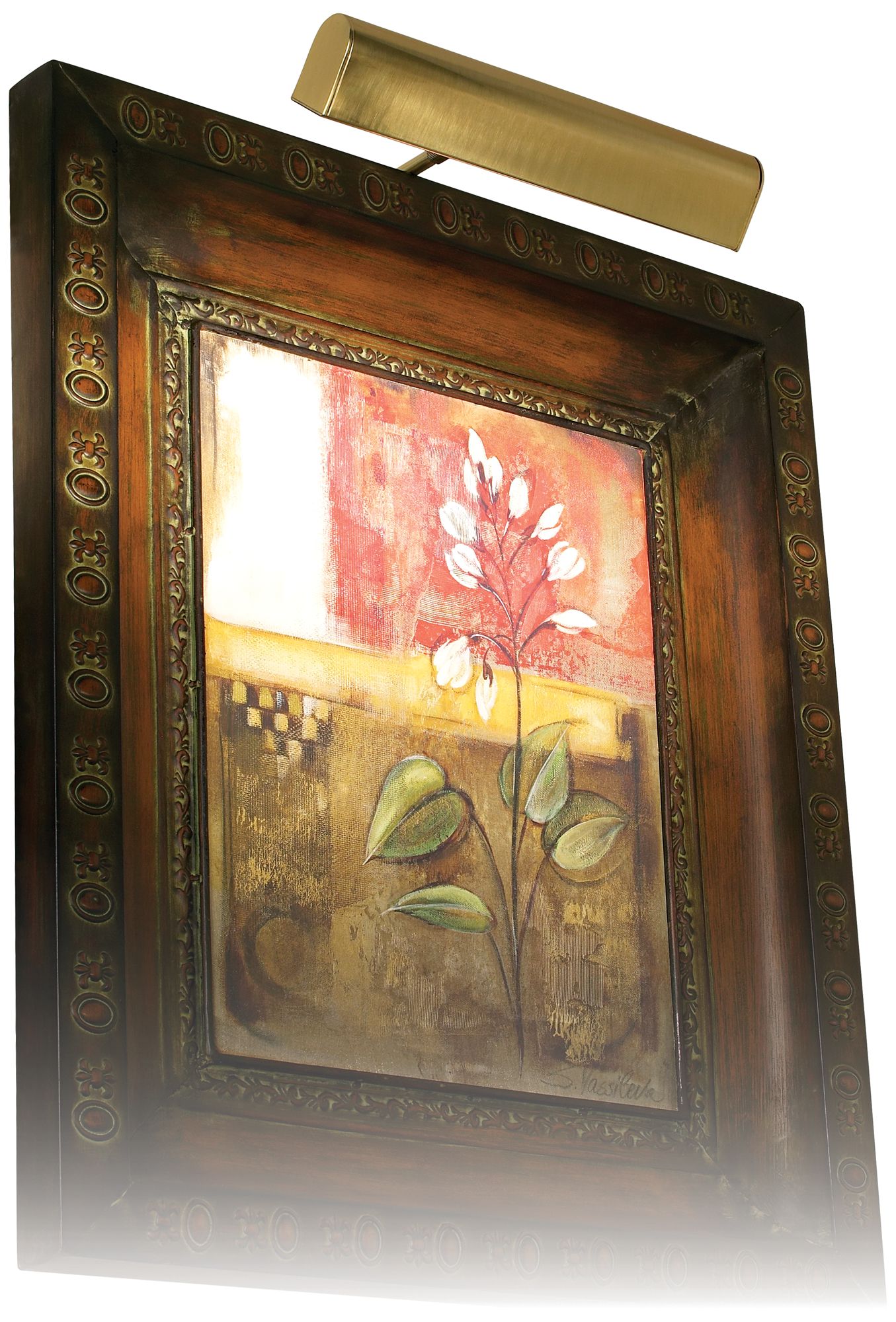 House of Troy 9" Wide Polished Brass Plug-in Picture Light