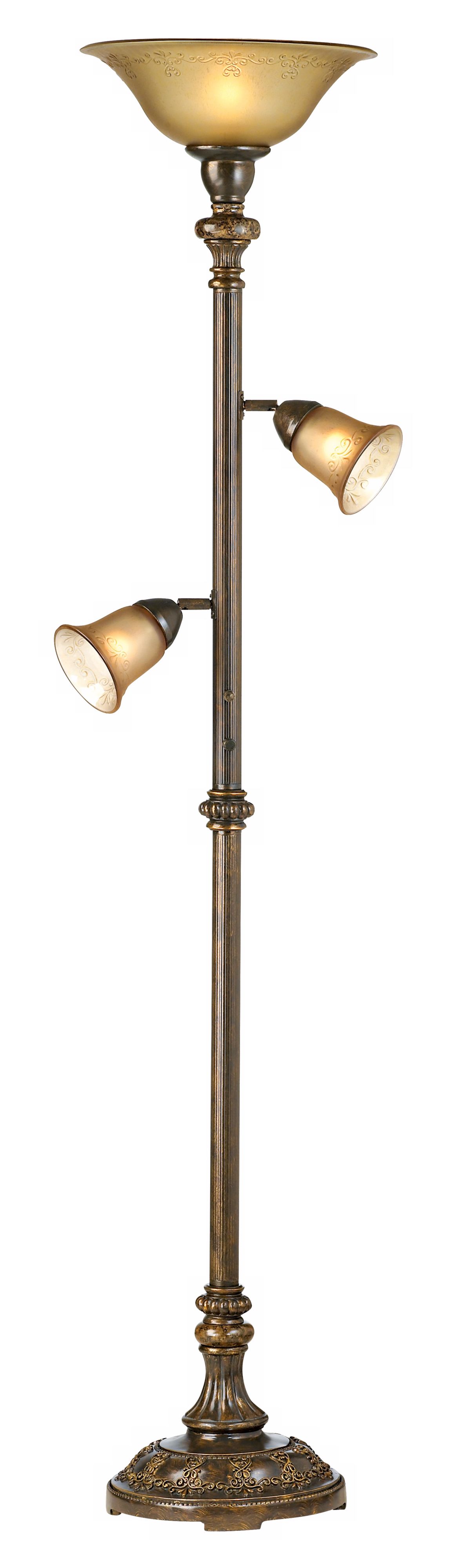 Bronze 3-in-1™ Torchiere Floor Lamp