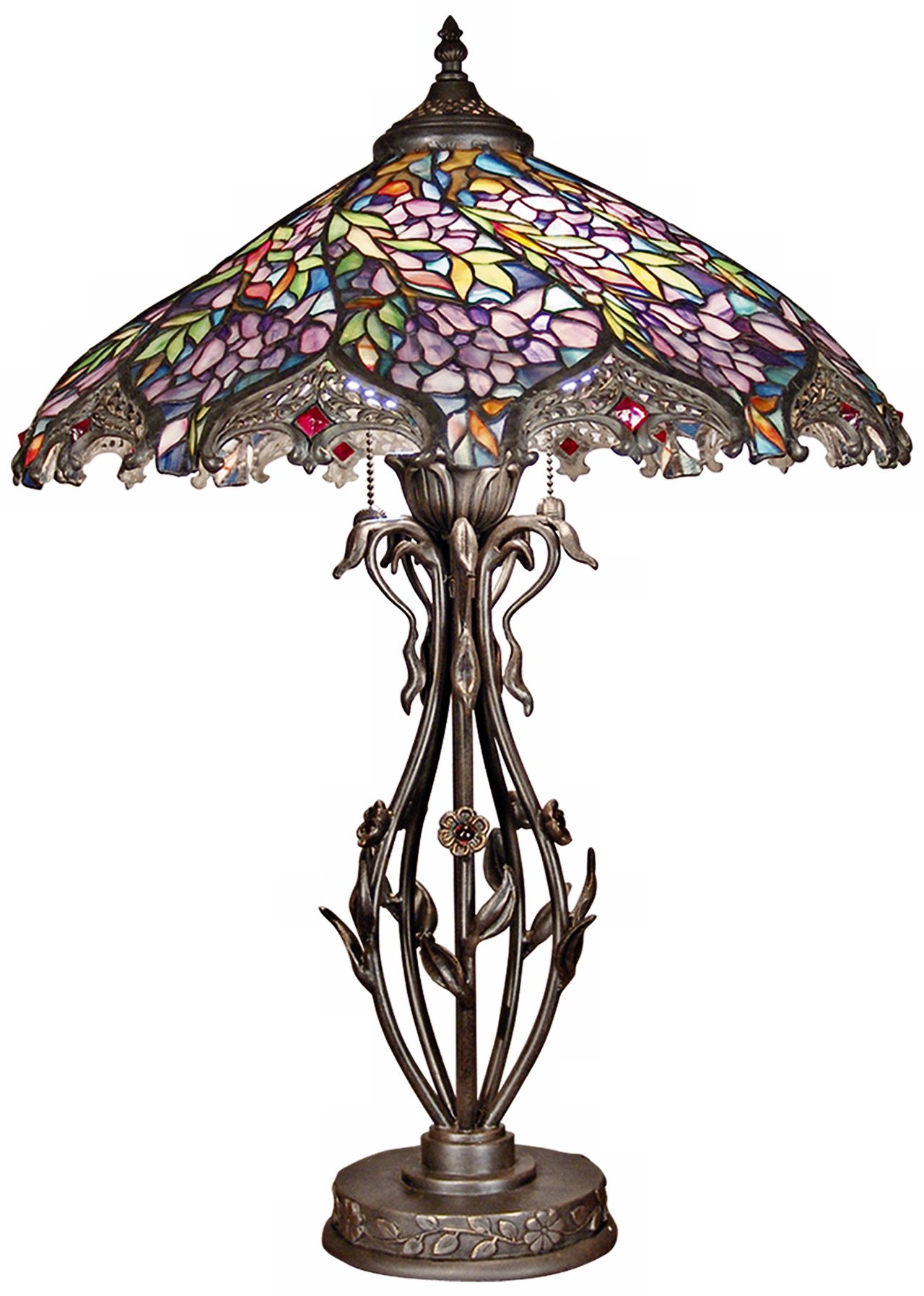 Dale Tiffany Gabriella Art Glass Table Lamp