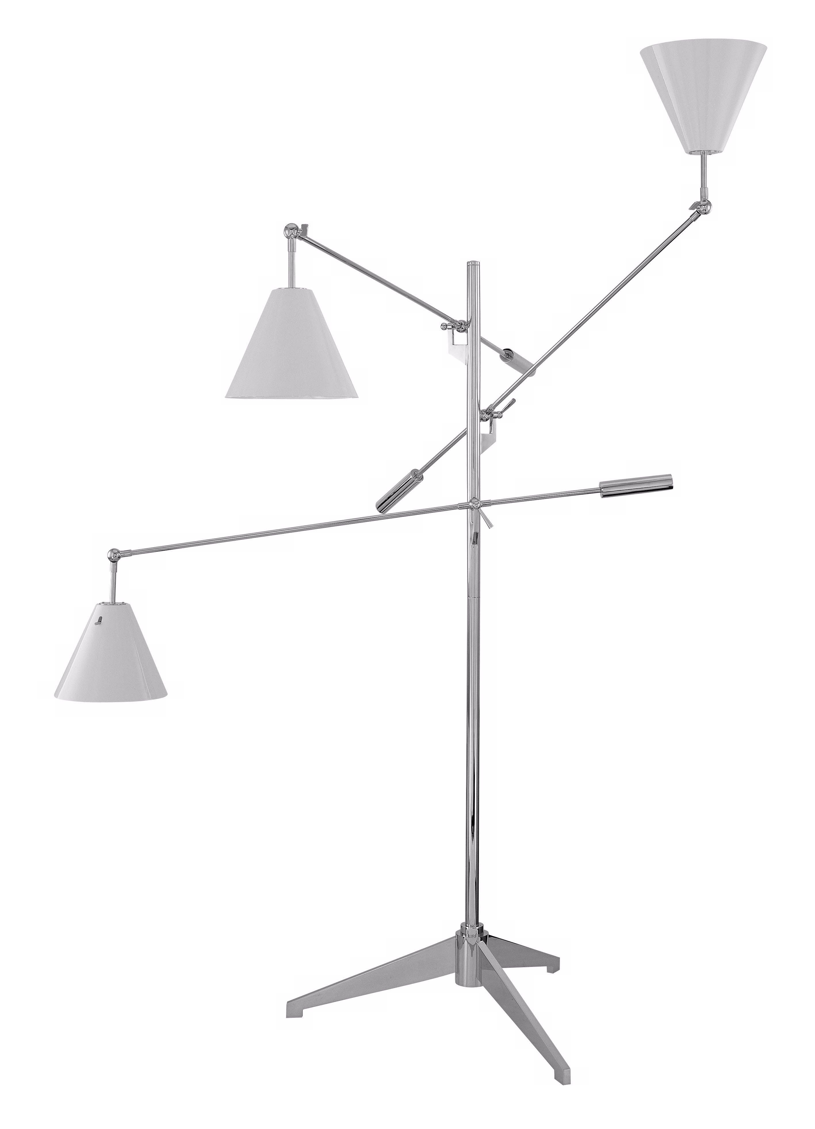 Sonneman Treluci White Floor Lamp