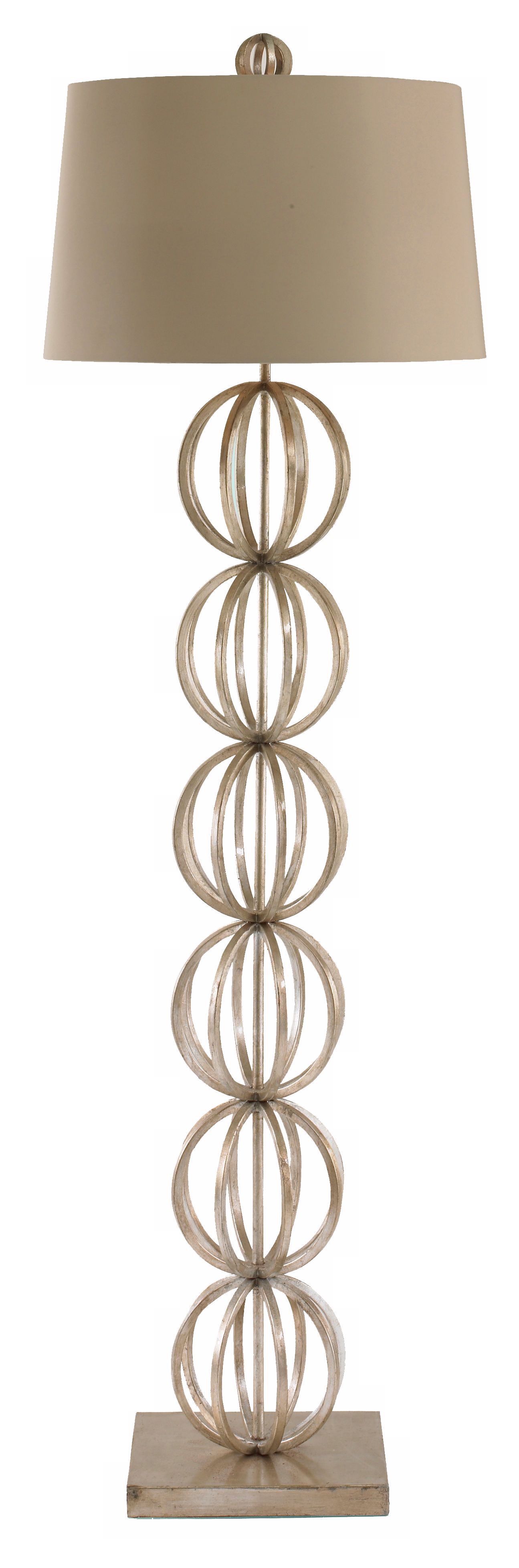 Arteriors Home Silver Open Globe Floor Lamp