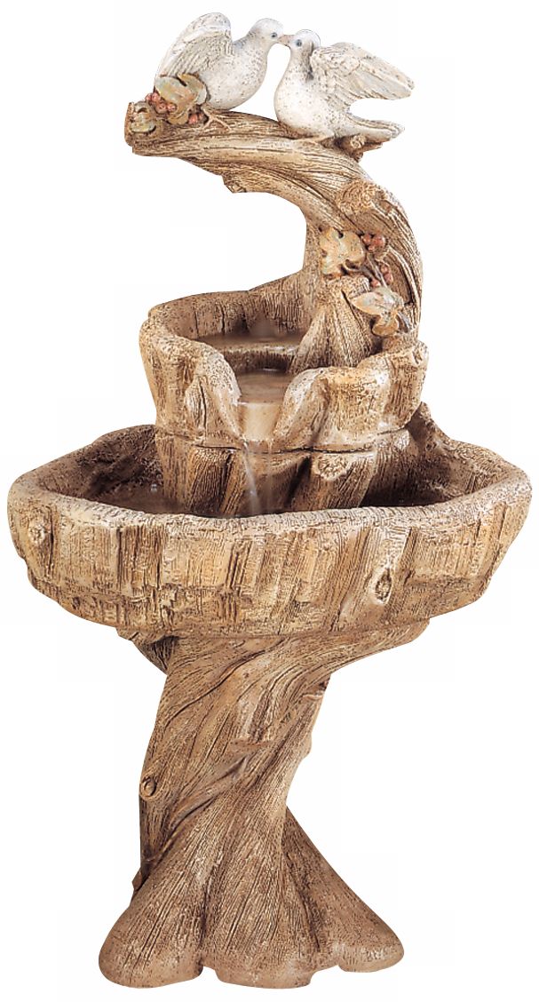 Henri Studios Two Lovebirds Fountain