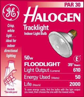 50w PAR30/FL Halogen