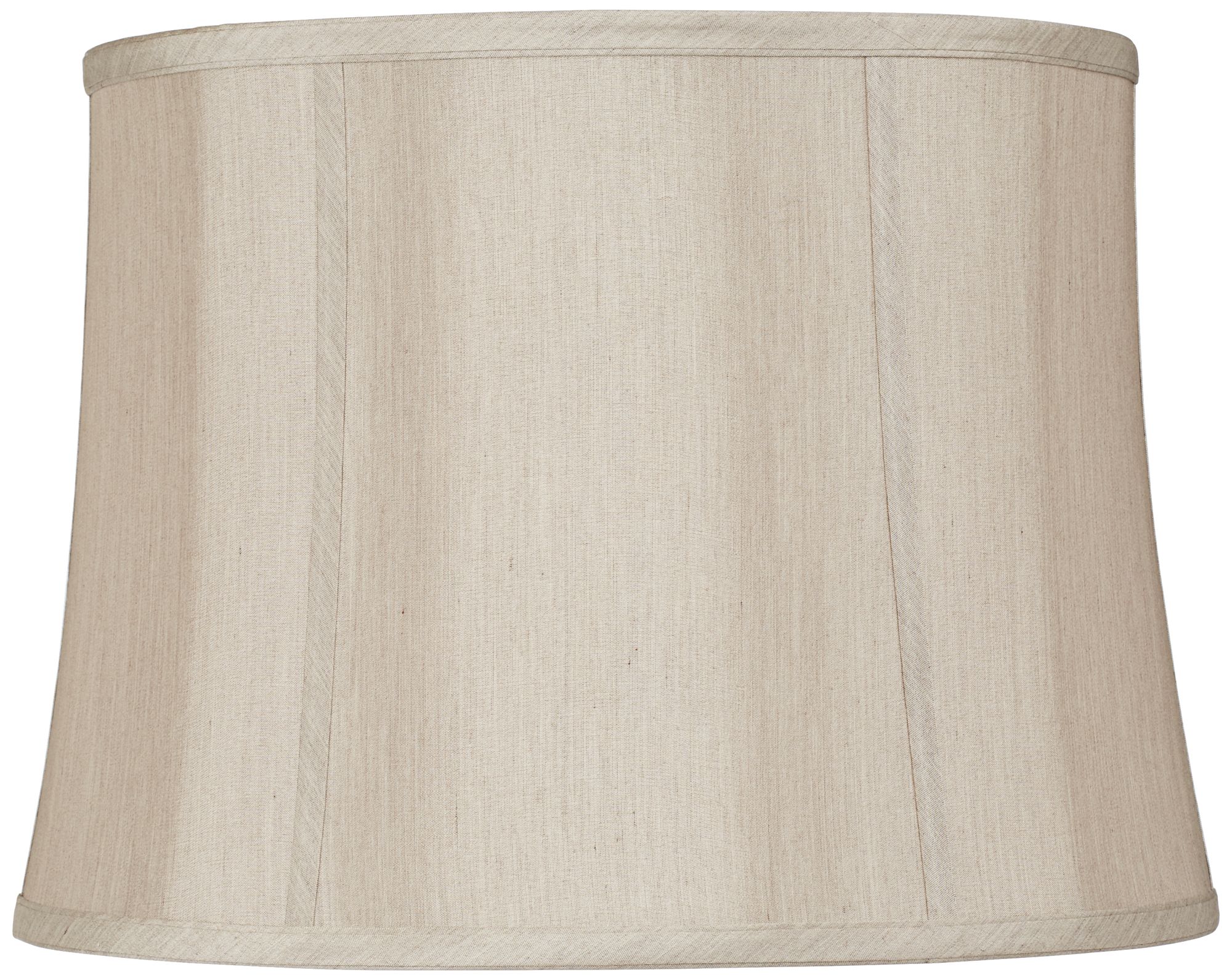 Taupe Gray Drum Shade 14x16x12x12 (Spider)